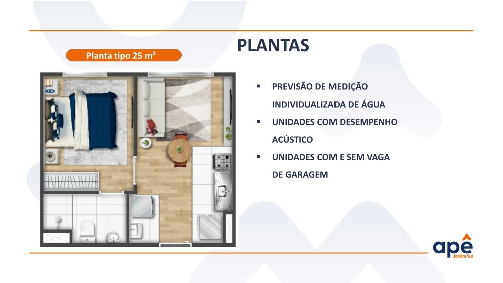 apê 55 jardim sul