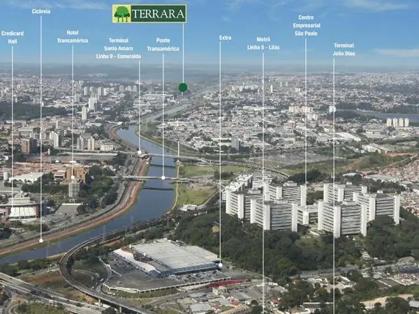 LOCALIZAÇÃO DO TERRARA INTERLAGOS