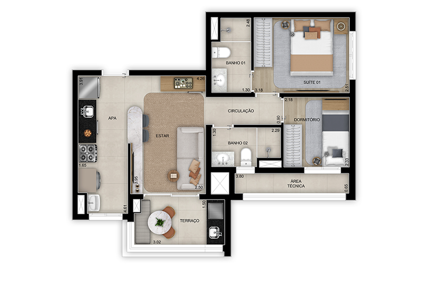 Grand Club Home Spaces Alto da Boa Vista