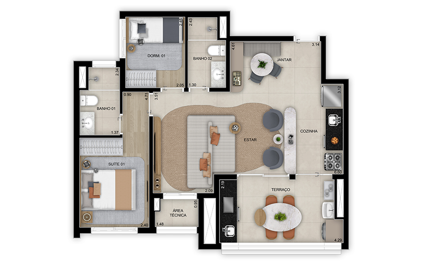 Grand Club Home Spaces Alto da Boa Vista